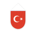 Flama Bayrak Türk Bayrağı Baskılı – Oval