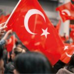 Türkische Flagge (Alpaka-Gewebe) – Bild 6
